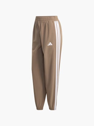 adidas Train Essentials 3-Streifen Woven Hose Beige