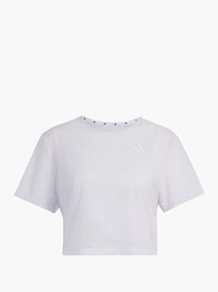 adidas PrimeLift Essentials Workout Mesh-T-Shirt, kastig geschnitten Lila