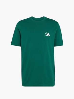 adidas SUSHI GRAFIK T-SHIRT Dunkelgrün