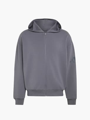 adidas SOFT LUX KAPUZENJACKE Grau
