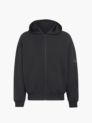 adidas SOFT LUX KAPUZENJACKE Schwarz