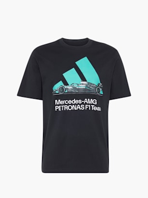 adidas MERCEDES - AMG PETRONAS FORMULA 1 TEAM GRAFIK T-SHIRT Schwarz