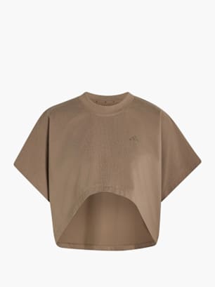 adidas PrimeLift Workout Grafik T-Shirt Beige
