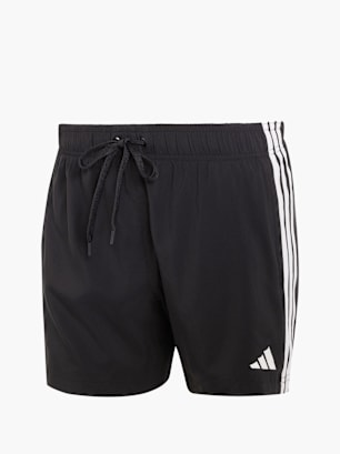 adidas 3-Streifen Badeshorts Schwarz
