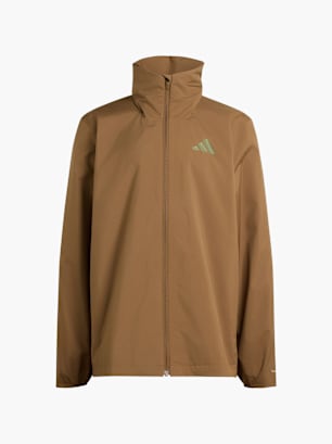 adidas Terrex Multi Essentials 2 Layer Regenjacke Camel