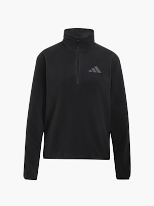 adidas Terrex Multi Essentials Fleecejacke, Reißverschluss bis zur Brust Schwarz