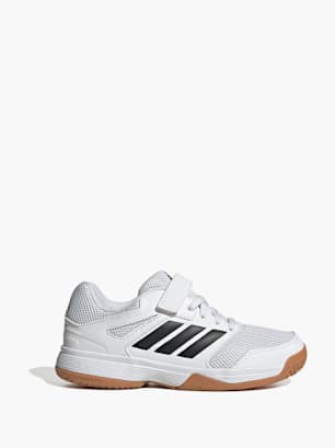adidas Speedcourt Indoor Kids Schuhe Weiß