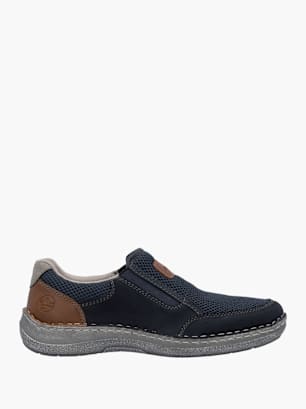 Rieker Herren Slipper Blau