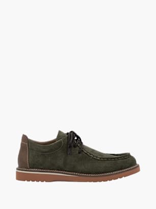 Rieker Herren Schnürschuhe Grün