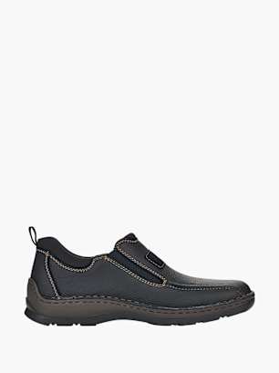 Rieker Herren Slipper Schwarz