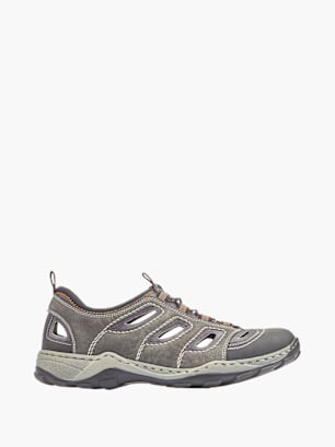 Rieker Herren Slipper Grau