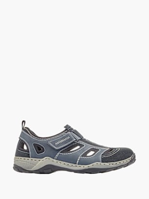 Rieker Herren Slipper Blau