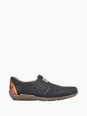 Rieker Herren Slipper Schwarz