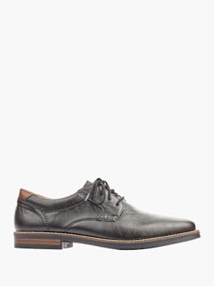 Rieker Herren Schnürschuhe Schwarz