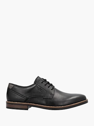 Rieker Herren Schnürschuhe Schwarz