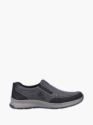 Rieker Herren Slipper Schwarz