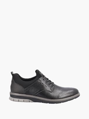 Rieker Herren Slipper Schwarz