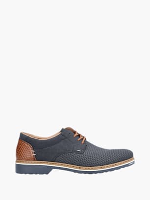 Rieker Herren Schnürschuhe Blau