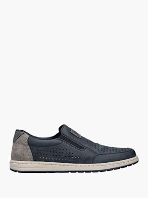 Rieker Herren Slipper Blau