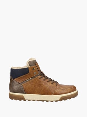Rieker Herren Schnürstiefel Braun