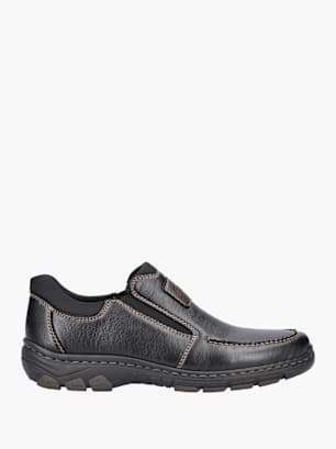 Rieker Herren Slipper Schwarz