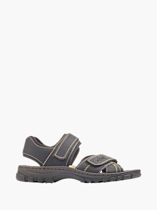 Rieker Herren Trekkingsandalen Schwarz