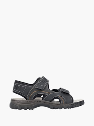 Rieker Herren Trekkingsandalen Schwarz