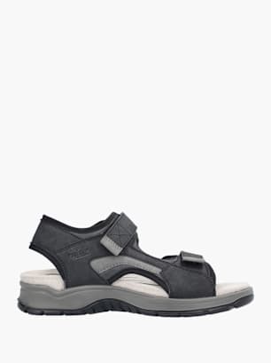 Rieker Herren Trekkingsandalen Schwarz
