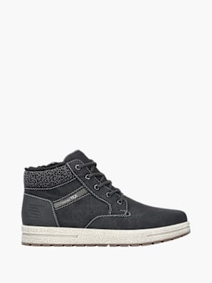 Rieker Herren Schnürstiefel Schwarz