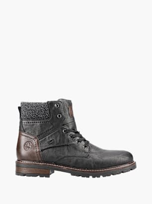 Rieker Herren Schnürstiefel Schwarz