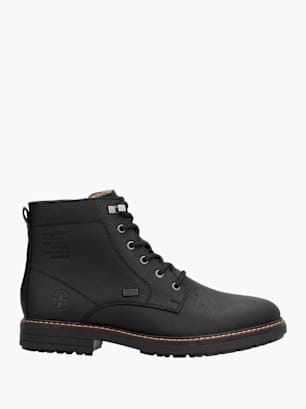 Rieker Herren Schnürstiefel Schwarz