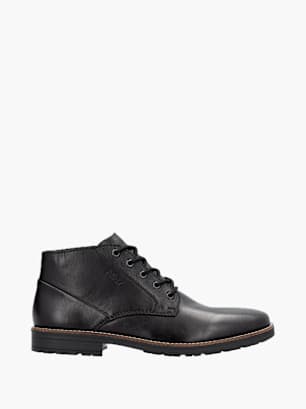 Rieker Herren Schnürstiefel Schwarz