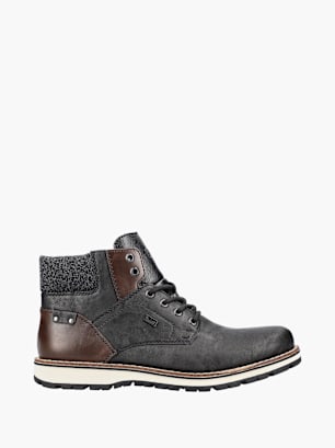 Rieker Herren Schnürstiefel Schwarz