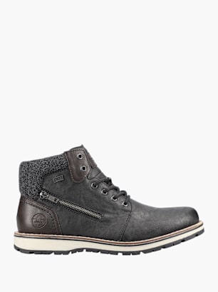 Rieker Herren Schnürstiefel Schwarz