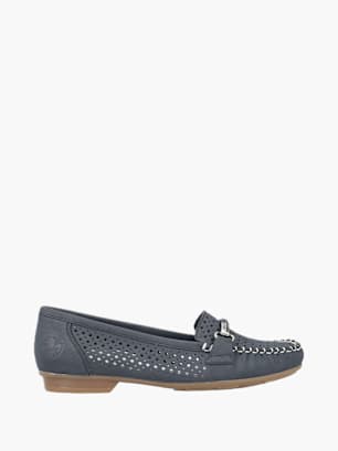 Rieker Damen Loafer Blau