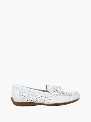 Rieker Damen Loafer Weiß