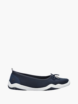 Rieker Damen Ballerinas Blau