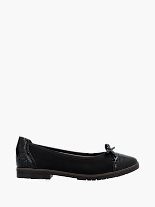 Rieker Damen Ballerinas Schwarz