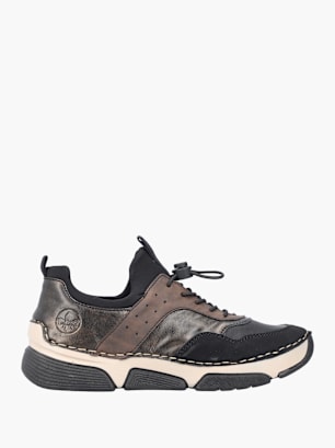 Rieker Damen Slipper Schwarz