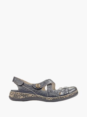 Rieker Damen Ballerinas Blau