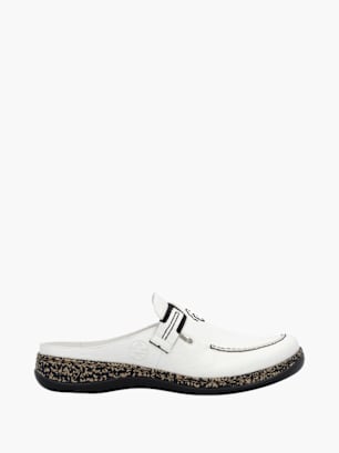 Rieker Damen Clogs Weiß
