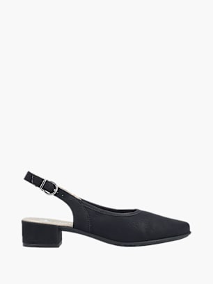 Rieker Damen Slingpumps Schwarz
