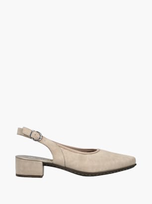Rieker Damen Slingpumps Beige