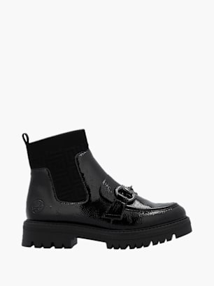 Rieker Damen Chelsea Boots Schwarz
