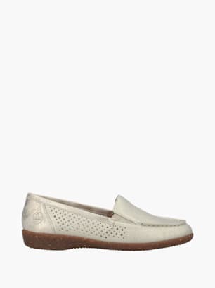 Rieker Damen Slipper Champagner