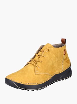 Rieker Damen Schnürstiefel Gelb