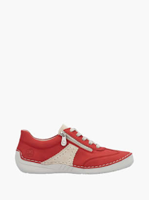 Rieker Damen Schnürschuhe Rot