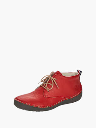 Rieker Damen Schnürschuhe Rot