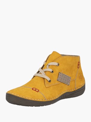 Rieker Damen Schnürschuhe Gelb