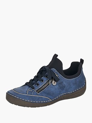 Rieker Damen Slipper Blau